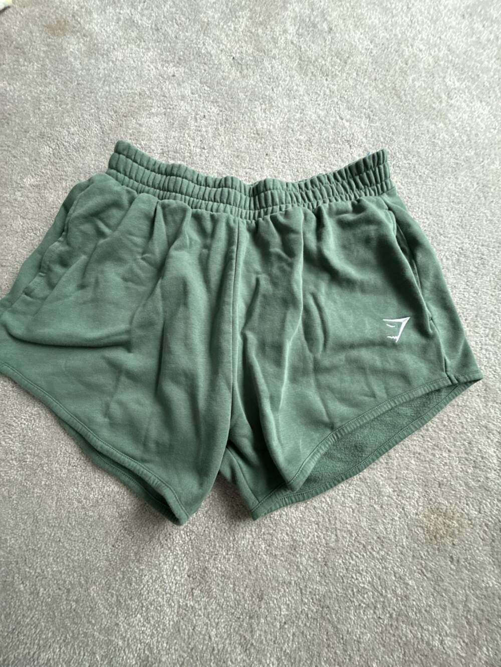Gymshark Training Sweat Shorts in Green Size M